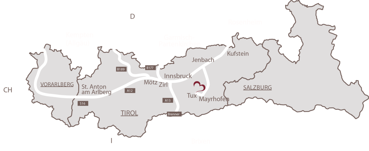 Auenhotel Kartenansicht