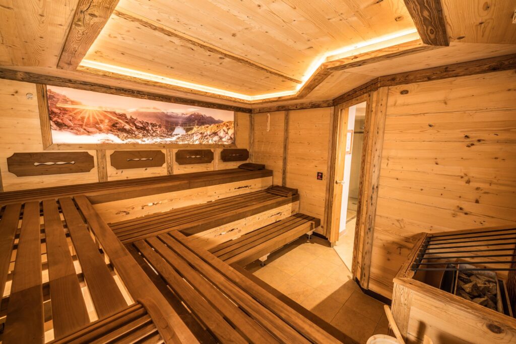 Sauna at the Auenhotel