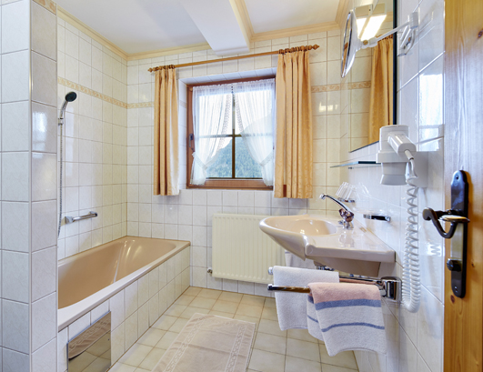 Badezimmer im Kuchlerhof